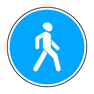 yürüyen yol işareti