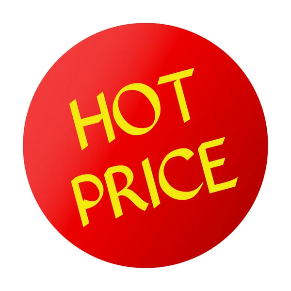 PRECIO CALIENTE rojo — Vector de stock