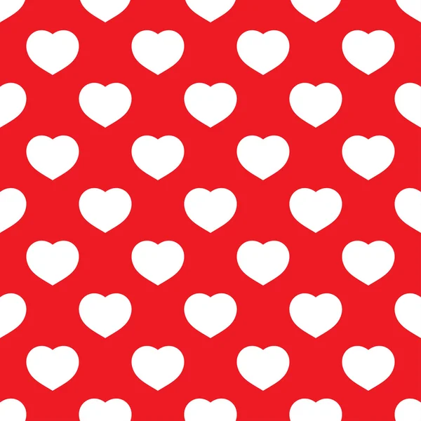 Seamless heart red — 图库矢量图片