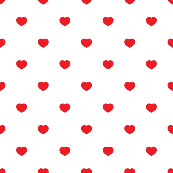 Seamless heart red — Stockový vektor