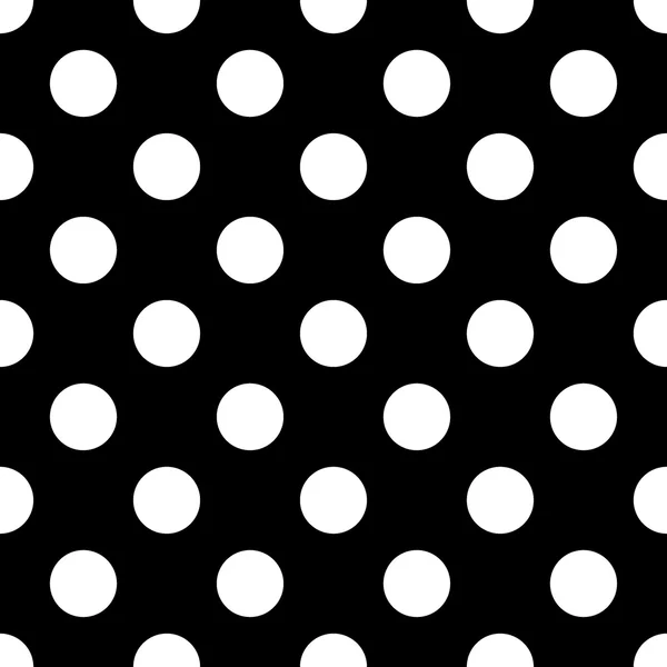 Polka dot wit — Stockvector