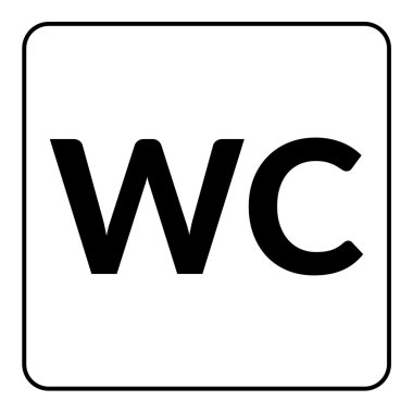 Tuvalet Wc tuvalet işareti
