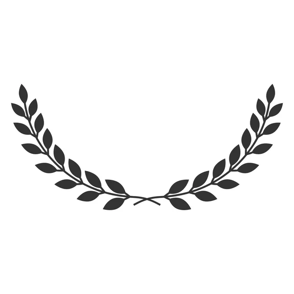 Laurel wreath symbol — Stock Vector