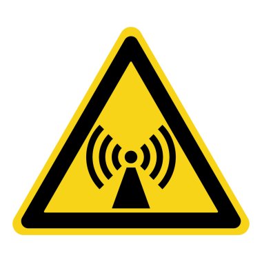 non ionized radiation sign clipart