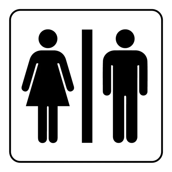 WC siyah işaret