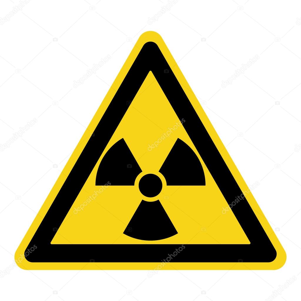 radiation sign yellow