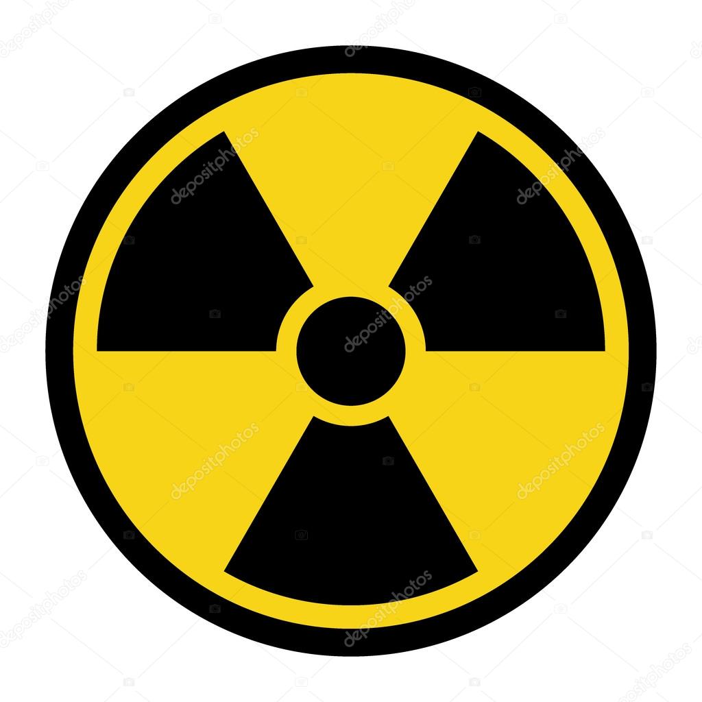 radiation yellow sign