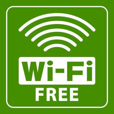 Ücretsiz wi-fi simgesi