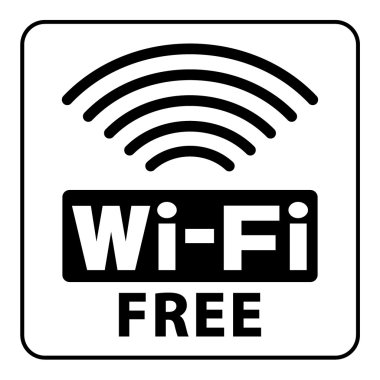 Ücretsiz wi-fi simgesi