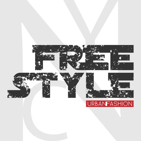 NYC free style design — Stock Vector