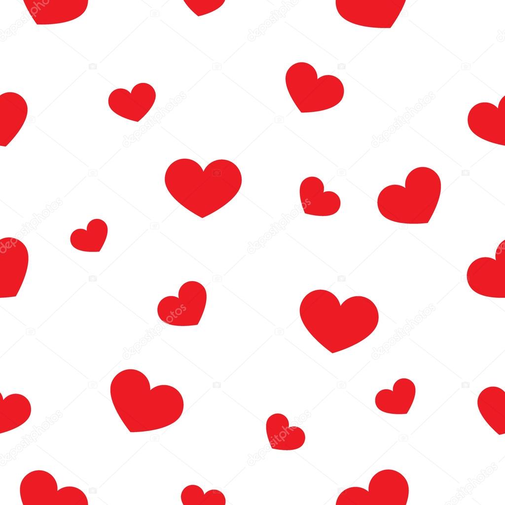 Vector illustration of Hearts Seamless Pattern 93523122