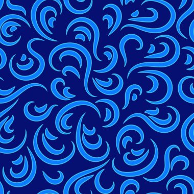 Seamless background from ornate ornament
