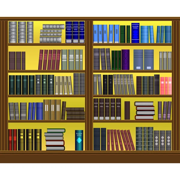 Bookshelf volume design — Zdjęcie stockowe