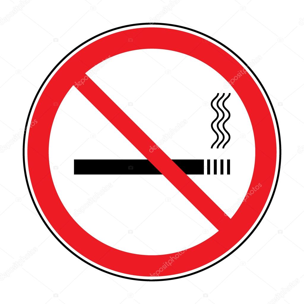 sign no smoking
