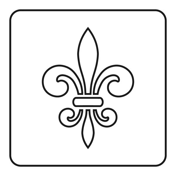 Fleur de Lis symbool vector — Stockvector