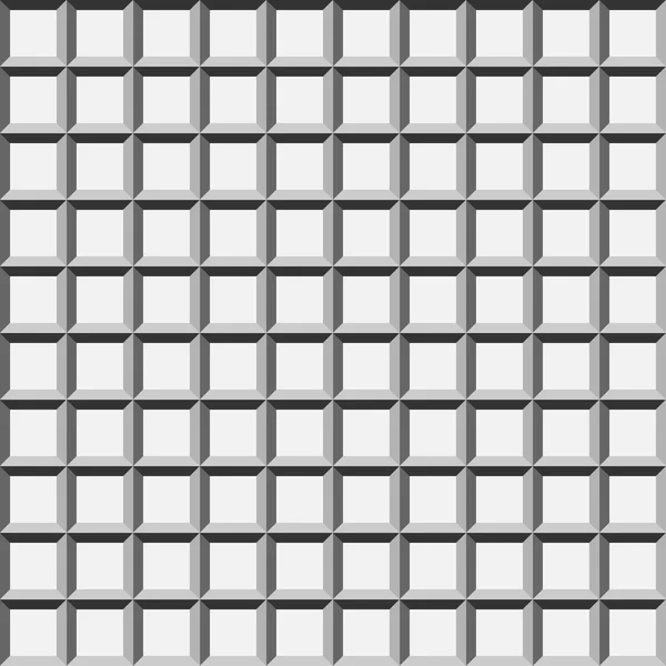 Wafer géométrique motif sans couture 3D — Image vectorielle