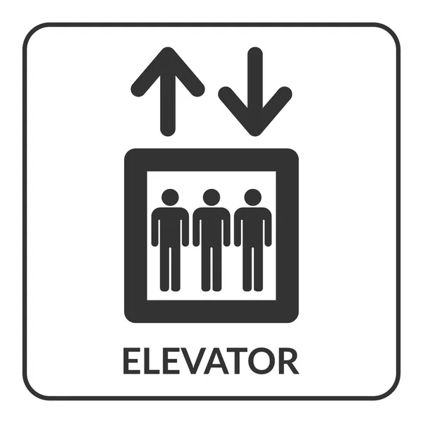 Elevator icon. Lift symbol — Stock vektor