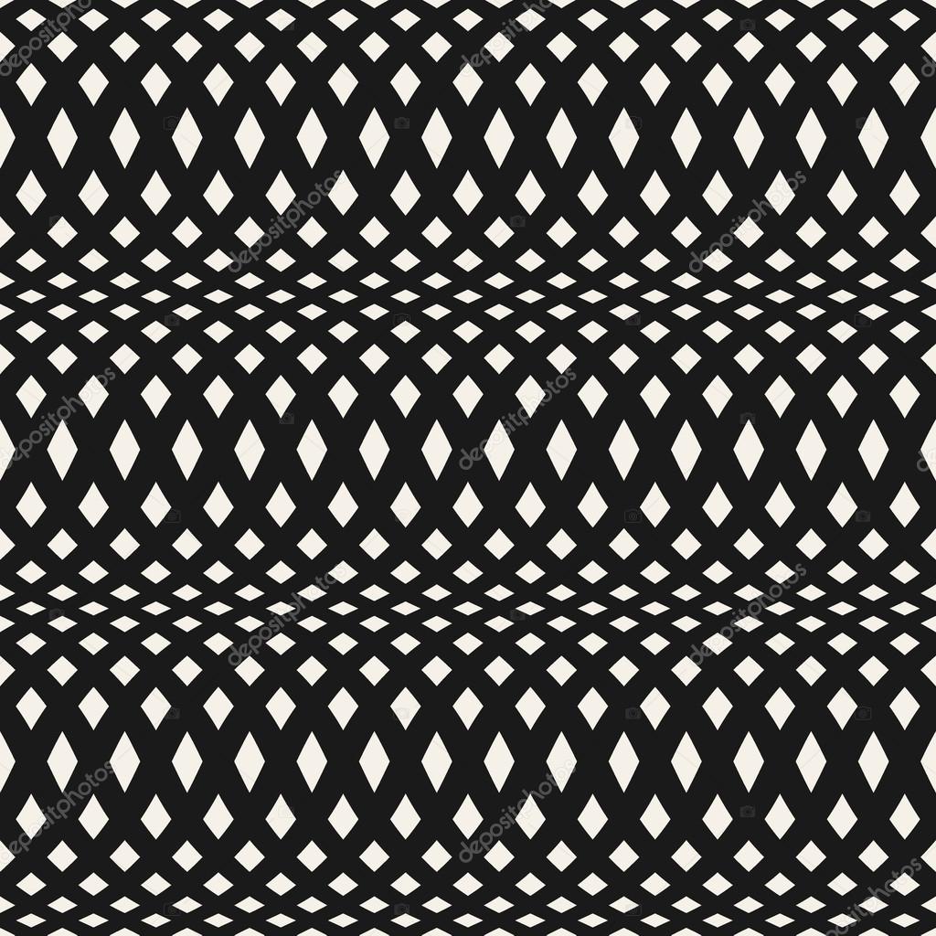abstract monochrome seamless pattern crossed vawes