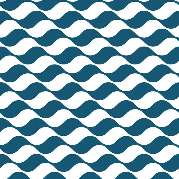 물결 모양의 줄무늬 원활한 패턴 — 스톡 벡터
