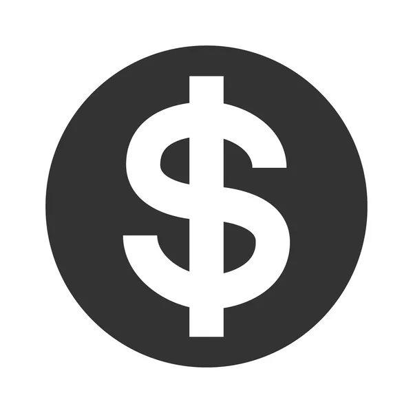 Dollars sign. USD symbol of currency, finance, business and banking. — Διανυσματικό Αρχείο