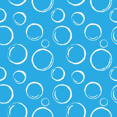 Bubbles geometric seamless pattern 6