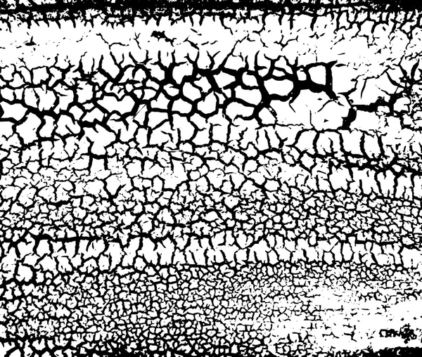 Cracked texture white and black — Stockvector