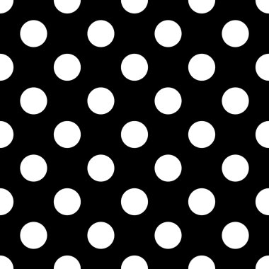 Polka dot beyaz