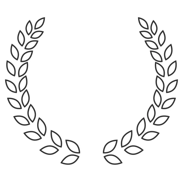 Babér koszorút szimbólum — Stock Fotó