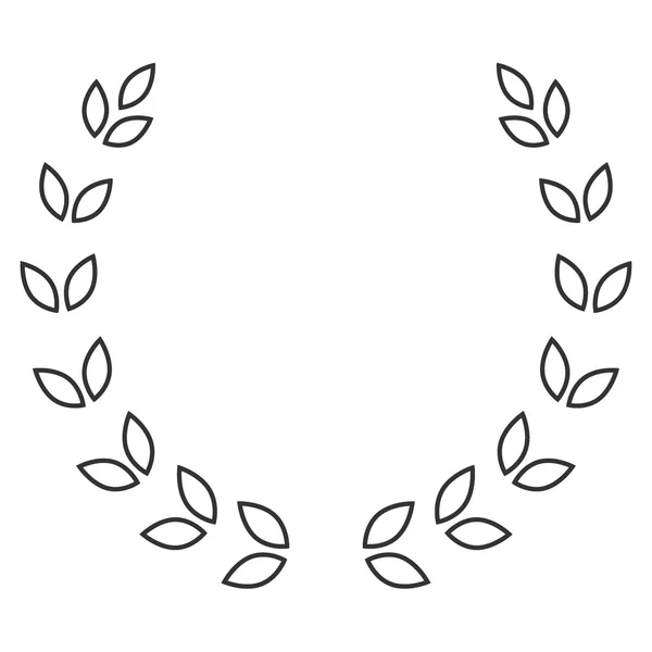 Babér koszorút szimbólum — Stock Fotó