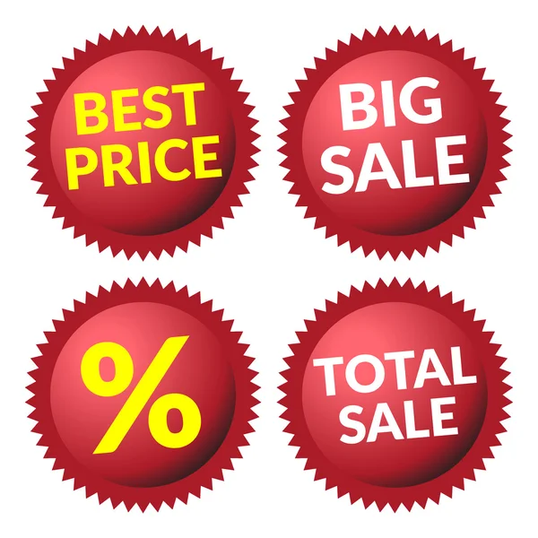 Sale sign red — Stock Photo, Image