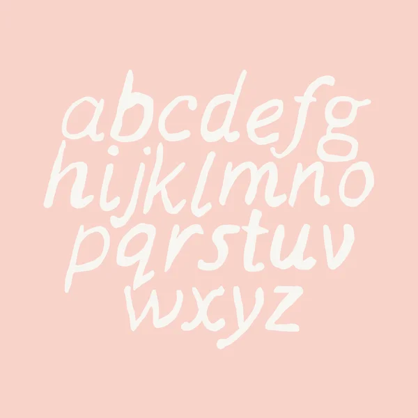 Современный векторный ручной алфавит. ABC Made Letters. Современная литература . — стоковый вектор