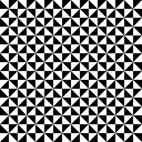 완벽 한 삼각형 패턴입니다. 세련 된 배경입니다. 보편적인 배경 막입니다. 기하학적 흑백 텍스처입니다. 벡터 일러스트 레이 션. — 스톡 벡터