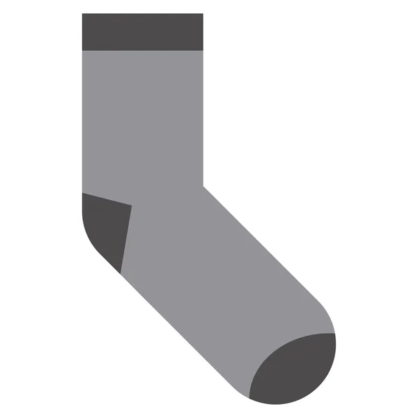 Socken-Symbol auf weißem Hintergrund. flache Bauweise. einfach und minimalistisch. Vektorillustration. — Stockvektor