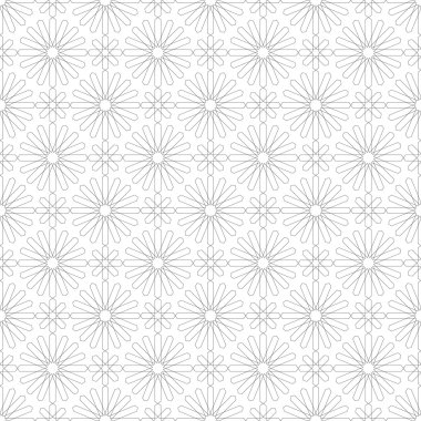 Boyama kitabı için oryantal seamless modeli. Şark süsleme. Vektör çizim.