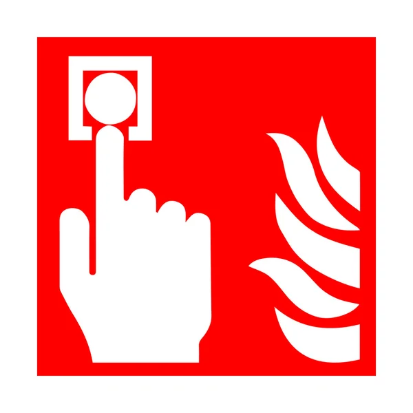 Icônes d'urgence incendie. Illustration vectorielle . — Image vectorielle