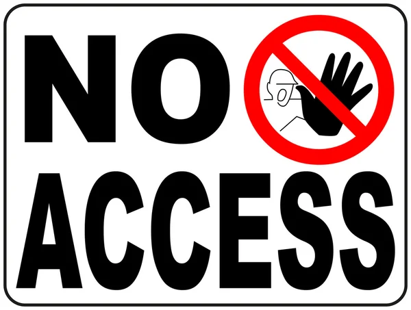 Vector Circle Prohibido Señal Área restringida Solo para Miembros o No Ingresar Iniciar Sesión Zona de Precaución — Vector de stock