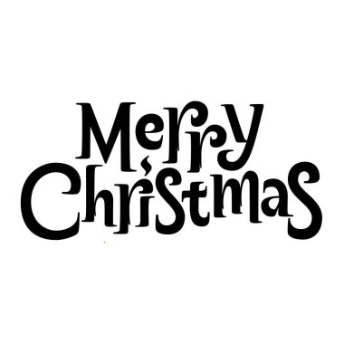 Mutlu Noel Mektupları. Vektör illüstrasyonu beyaza izole edildi. Reklam ve tebrik kartları için hoş bir kompozisyon. Tatil yeni gözyaşı pankartı.