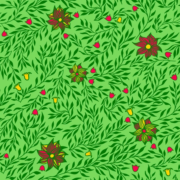 Vektor nahtlose Muster. floraler Hintergrund — Stockvektor