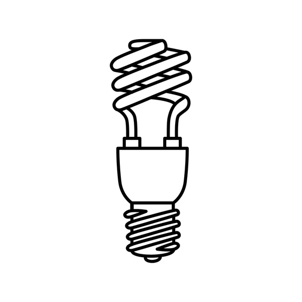 Energy saving light bulb. Vector. — Stock Vector