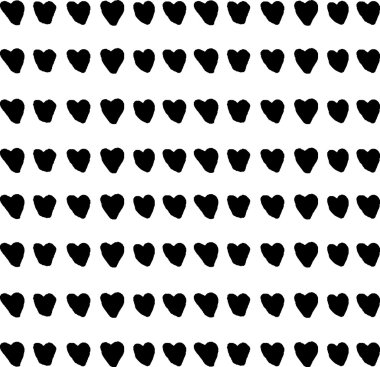 Kaba doodle kalpler vektör seamless modeli el ile çizilmiş.