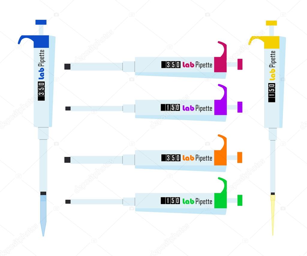 pipette - laboratory equipment for scientific research  in chemi