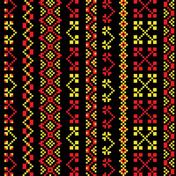 伝統的な刺繍ホフロマ — ストックベクタ