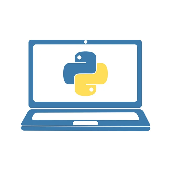 Linguaggio di programmazione python — Vettoriale Stock