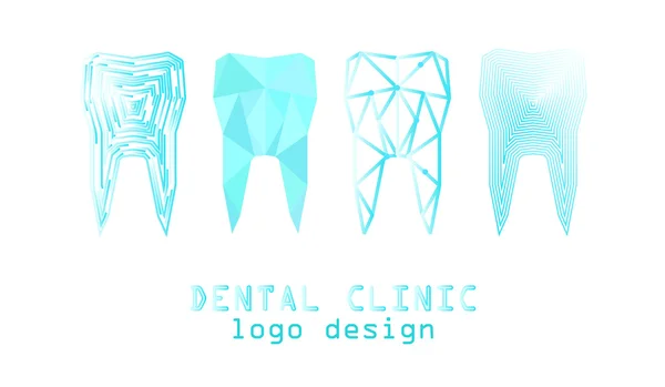 Ensemble logo dent — Image vectorielle