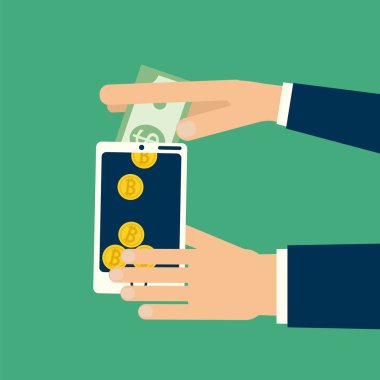 el Doları bitcoin için