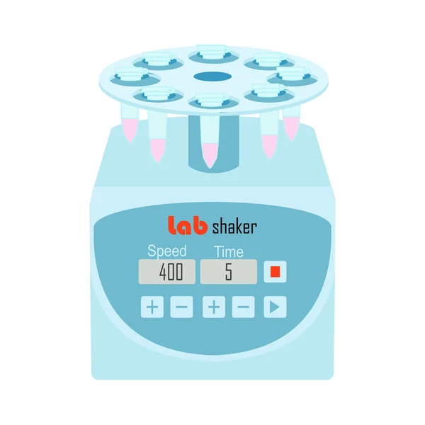 Lab apparatuur shaker — Stockvector