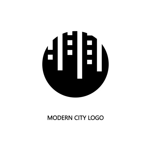 Logotipo moderno de la ciudad — Archivo Imágenes Vectoriales