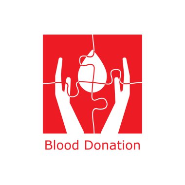 Kan bağışı logo bulmaca