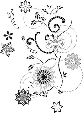 çiçek motifleri tasarım