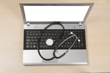 Klavyede dinlenme stetoskop